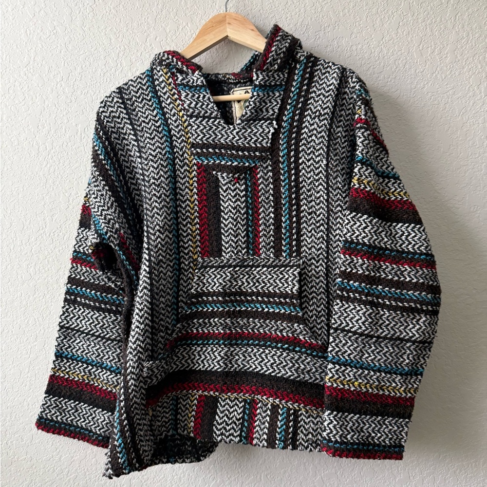 Baja Joe Multicolor‎ Striped Hoodie